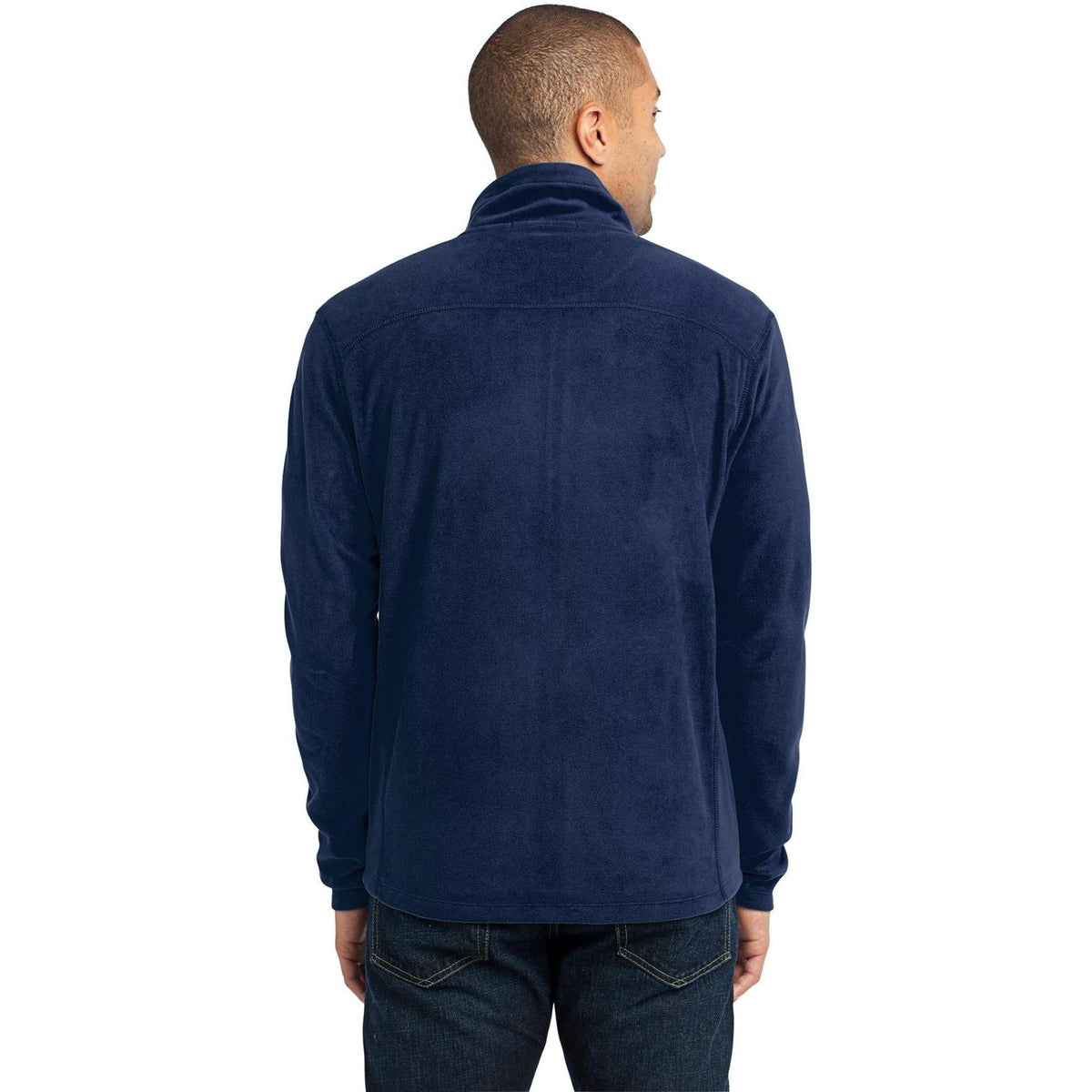 no-logo Port Authority Microfleece Jacket-Regular-Port Authority-Thread Logic
