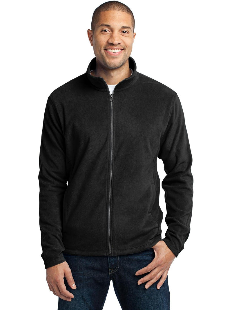 no-logo Port Authority Microfleece Jacket-Regular-Port Authority-Thread Logic