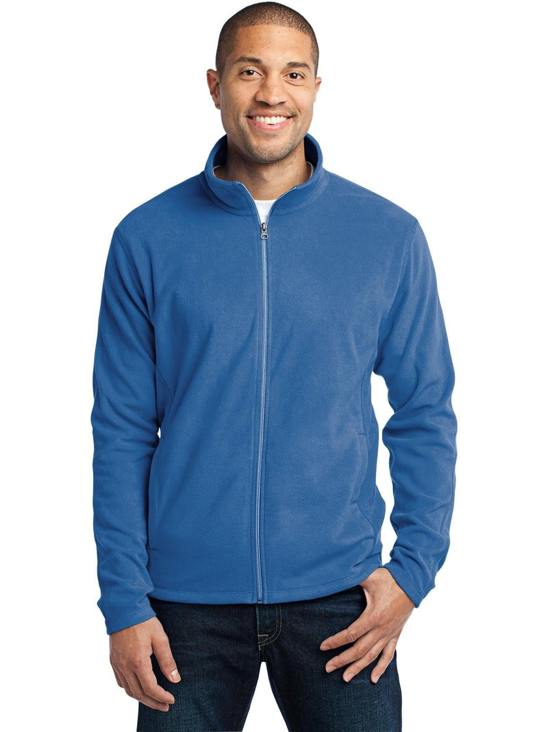 no-logo Port Authority Microfleece Jacket-Regular-Port Authority-Thread Logic