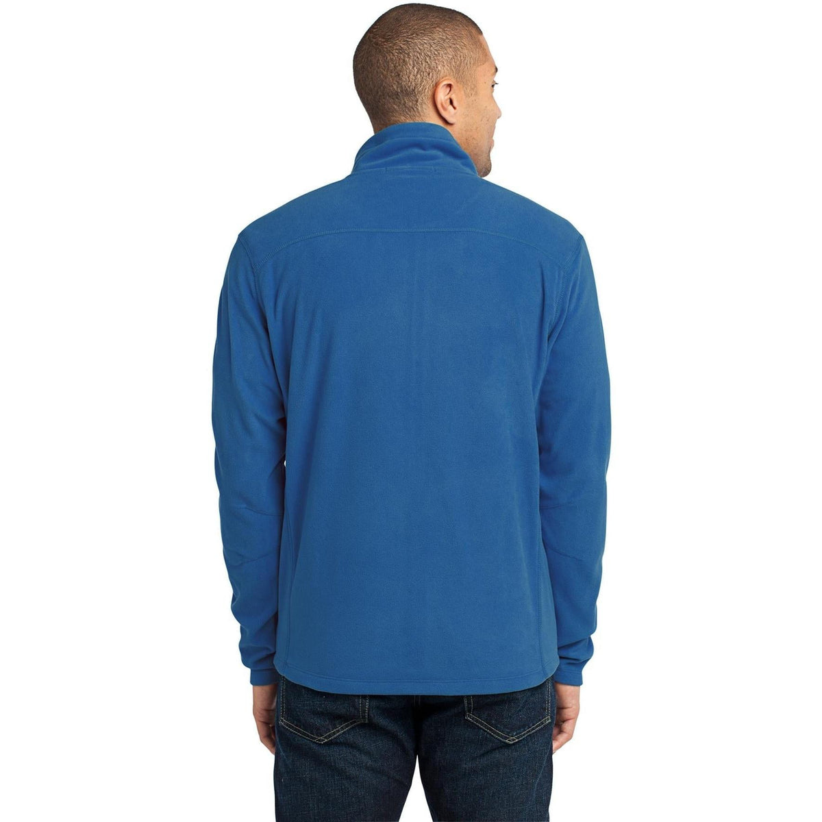 no-logo Port Authority Microfleece Jacket-Regular-Port Authority-Thread Logic
