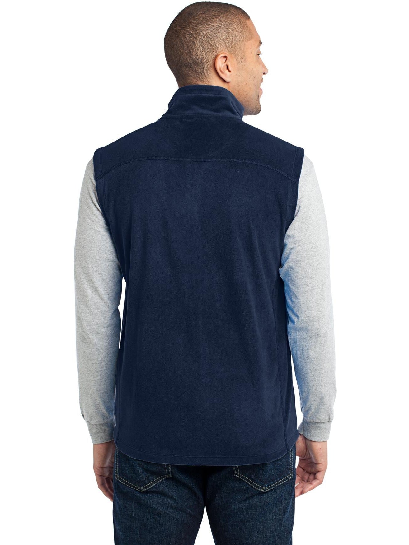 no-logo Port Authority Microfleece Vest-Regular-Port Authority-Thread Logic