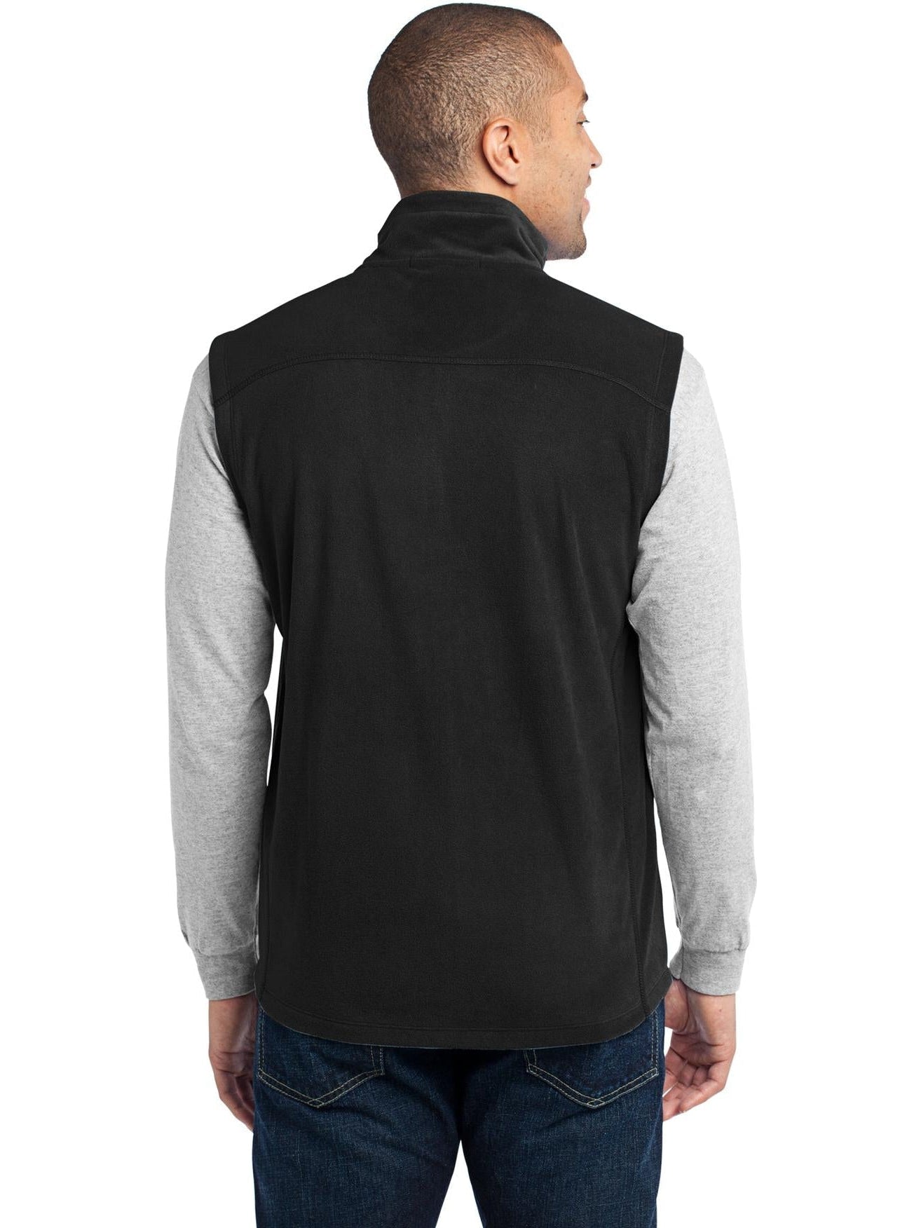 no-logo Port Authority Microfleece Vest-Regular-Port Authority-Thread Logic