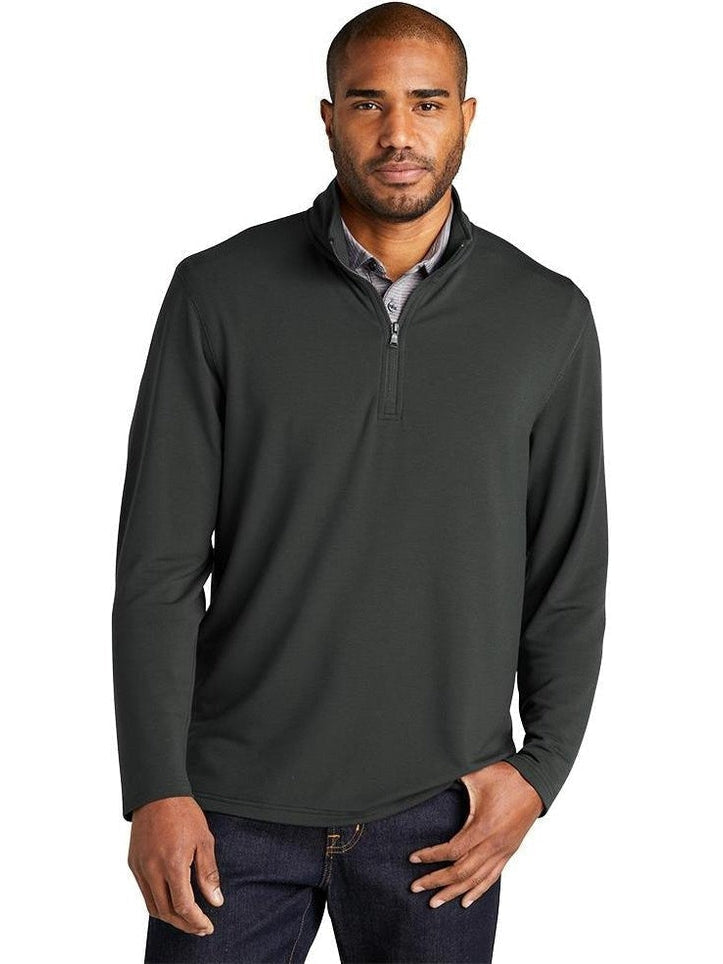 no-logo Port Authority Microterry 1/4-Zip Pullover-Regular-Port Authority-Thread Logic