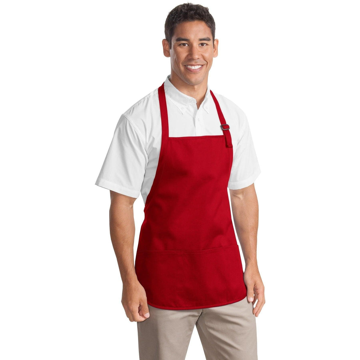 no-logo Port Authority Mid-Length Apron with Teflon Coating-Regular-Port Authority-Thread Logic