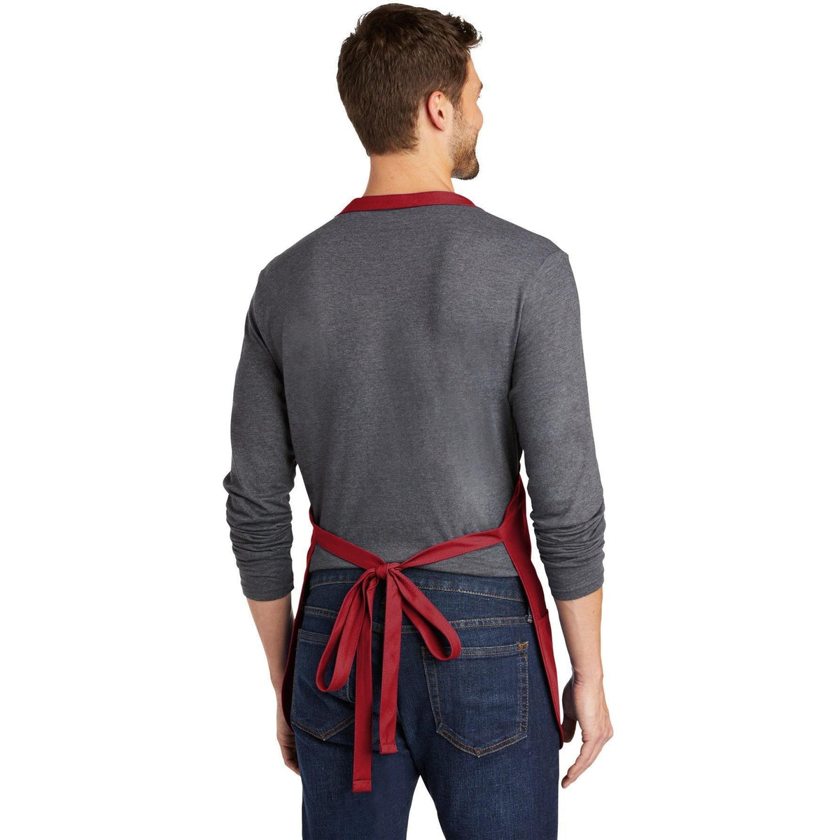 no-logo Port Authority Mid-Length Apron with Teflon Coating-Regular-Port Authority-Thread Logic