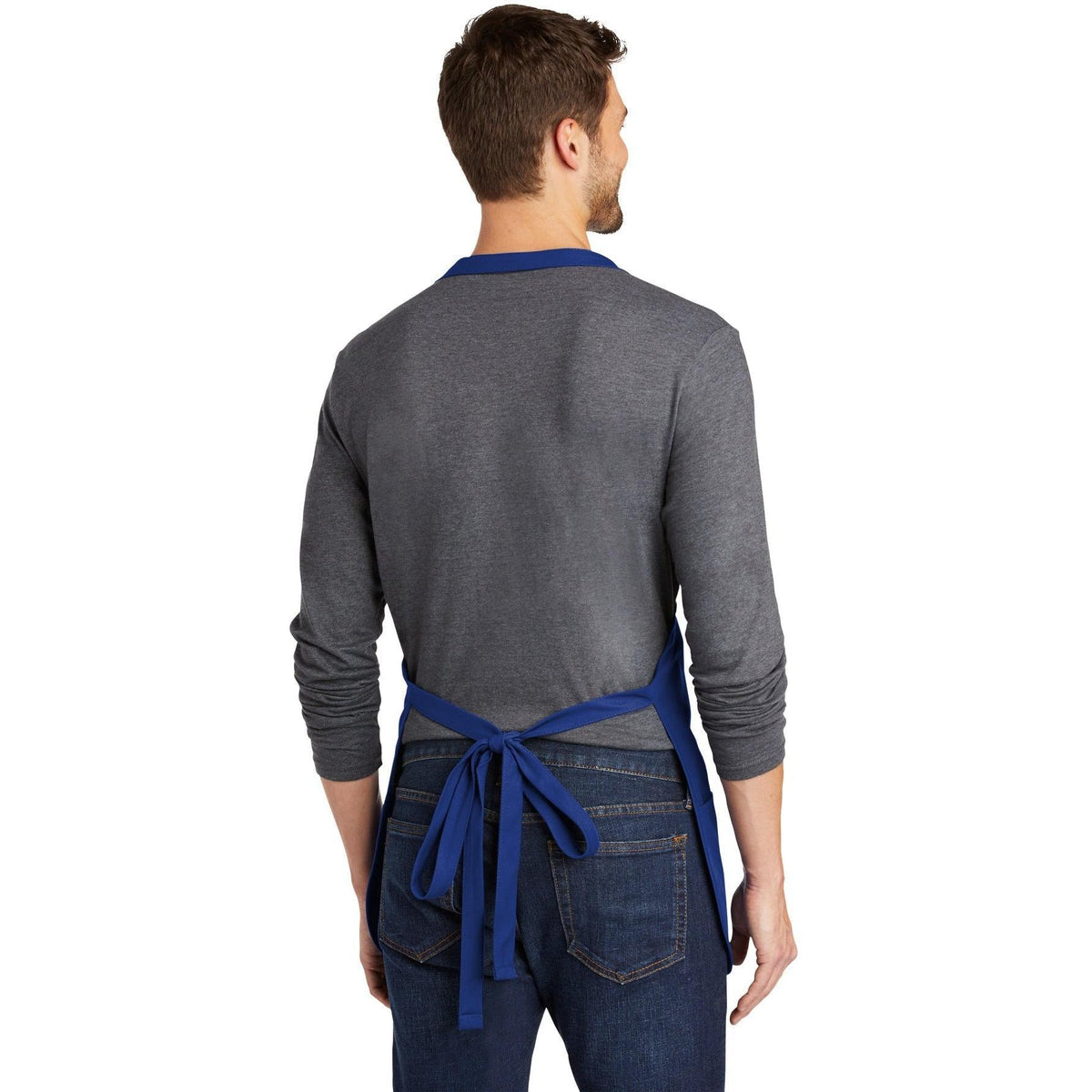 no-logo Port Authority Mid-Length Apron with Teflon Coating-Regular-Port Authority-Thread Logic