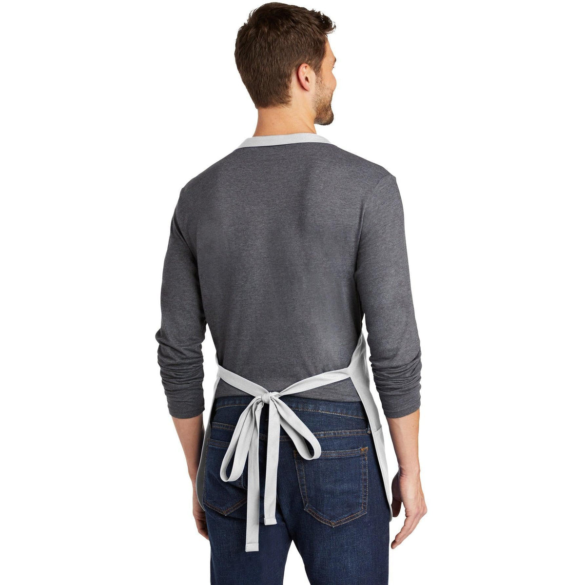 no-logo Port Authority Mid-Length Apron with Teflon Coating-Regular-Port Authority-Thread Logic