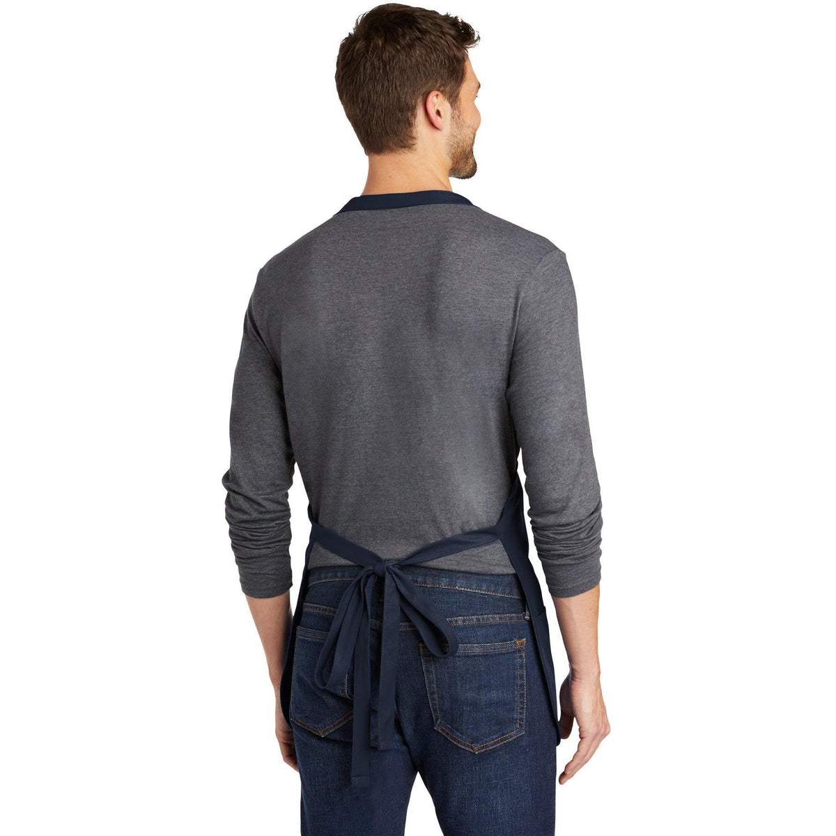 no-logo Port Authority Mid-Length Apron with Teflon Coating-Regular-Port Authority-Thread Logic