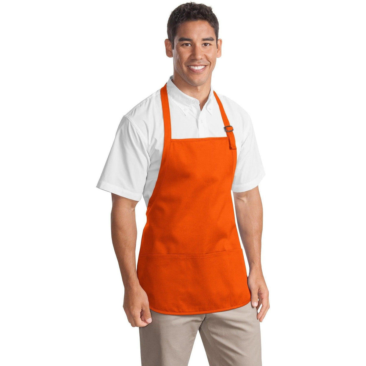 no-logo Port Authority Mid-Length Apron with Teflon Coating-Regular-Port Authority-Thread Logic