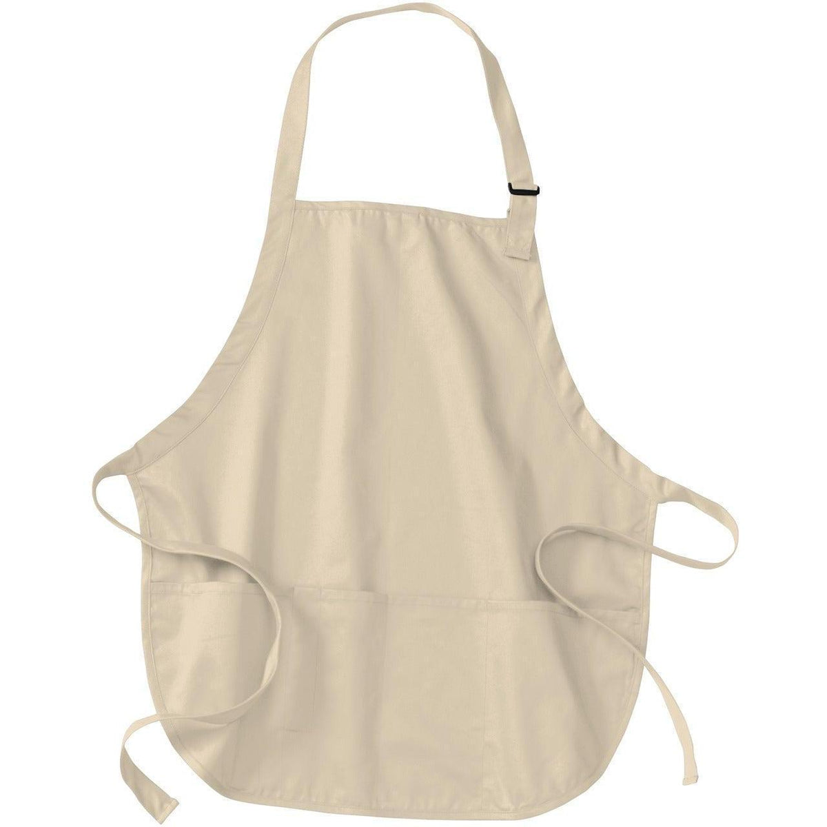 no-logo Port Authority Mid-Length Apron with Teflon Coating-Regular-Port Authority-Stone-1 Size-Thread Logic