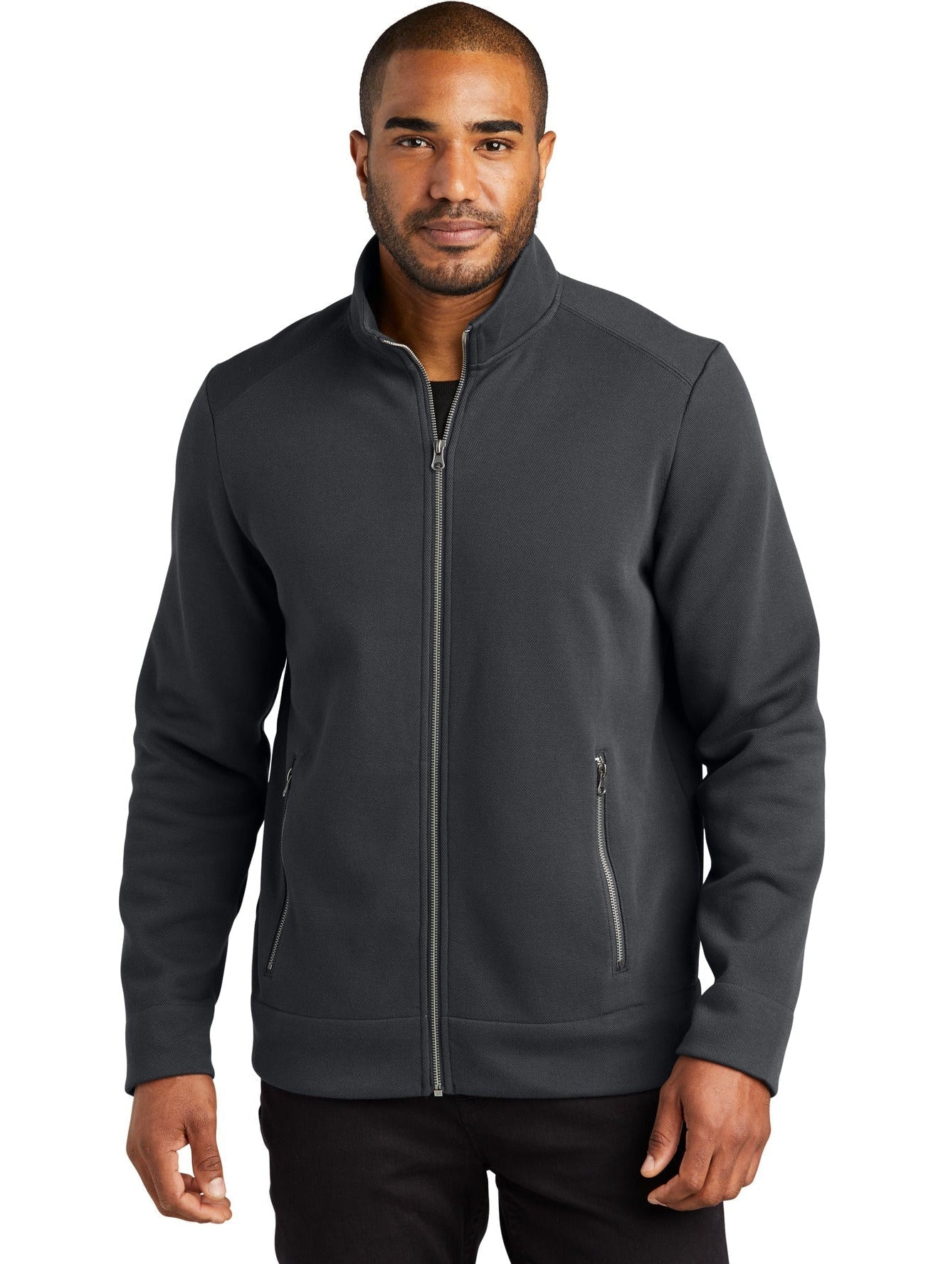 no-logo Port Authority Network Fleece Jacket-Regular-Port Authority-Thread Logic