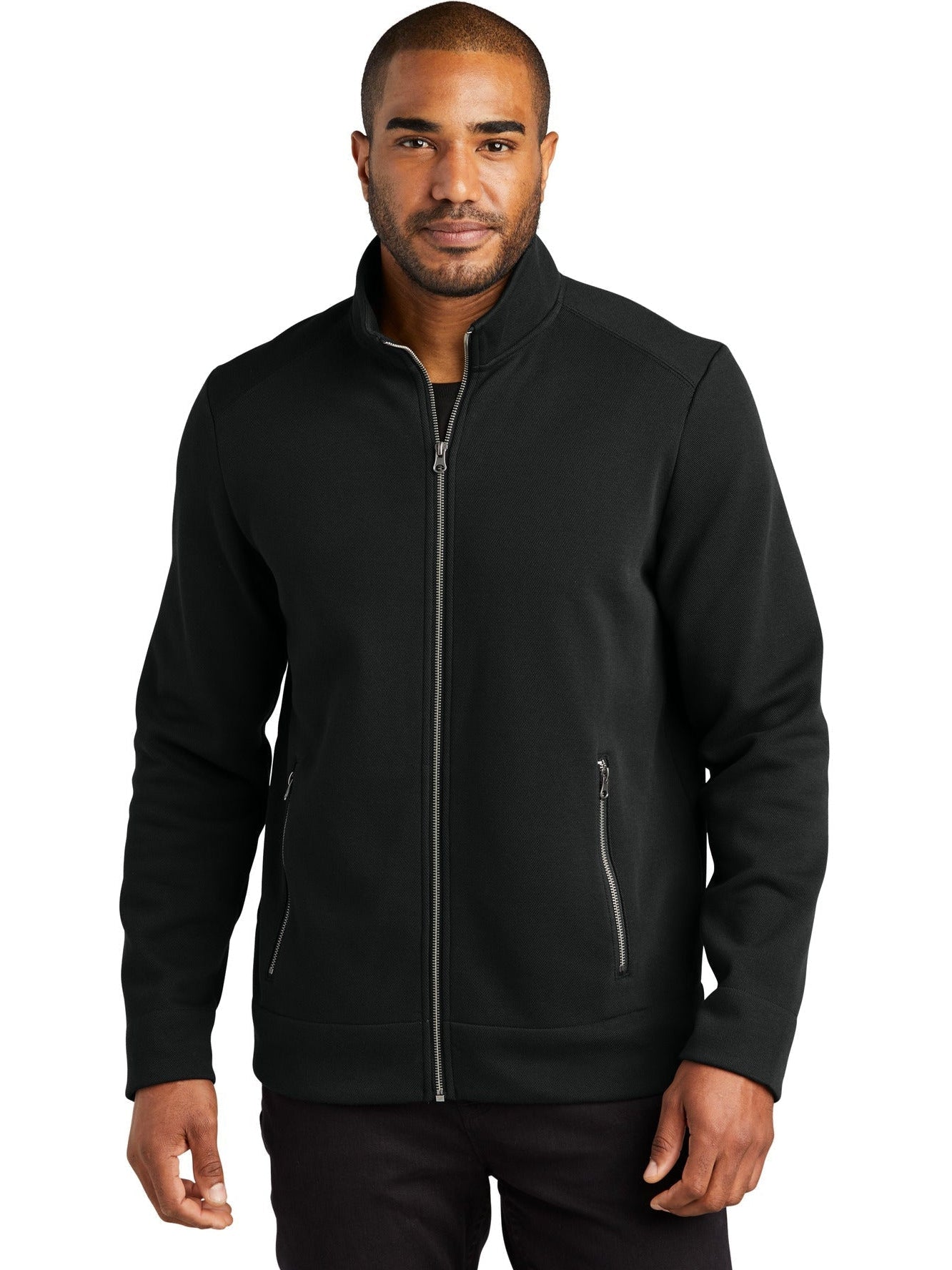 no-logo Port Authority Network Fleece Jacket-Regular-Port Authority-Thread Logic