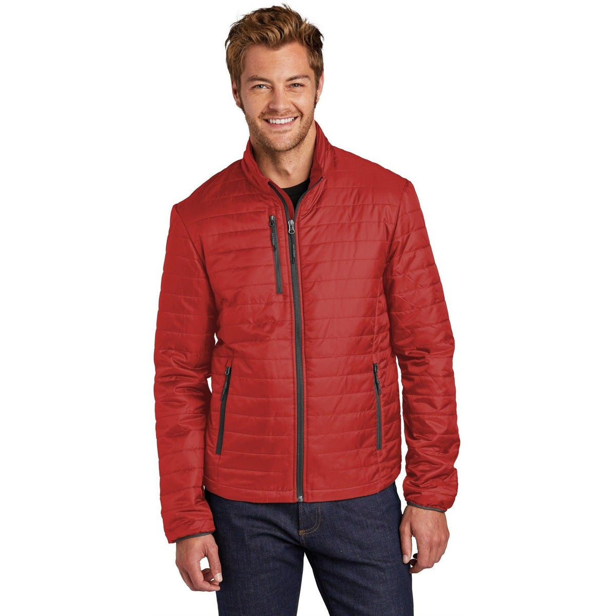 no-logo Port Authority Packable Puffy Jacket-Regular-Port Authority-Thread Logic