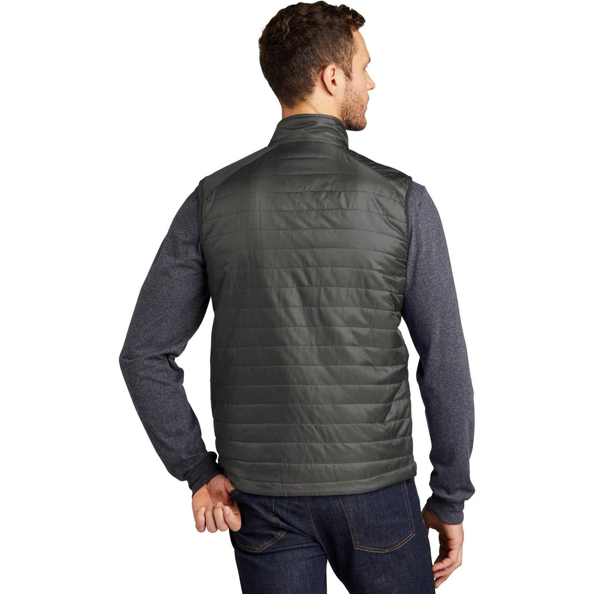 no-logo Port Authority Packable Puffy Vest-Regular-Port Authority-Thread Logic