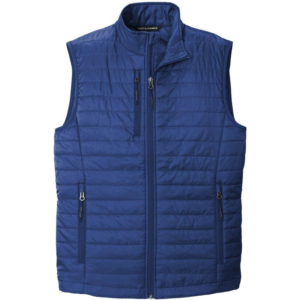 logo-left Port Authority Packable Puffy Vest-Regular-Port Authority-Cobalt Blue-S-Thread Logic