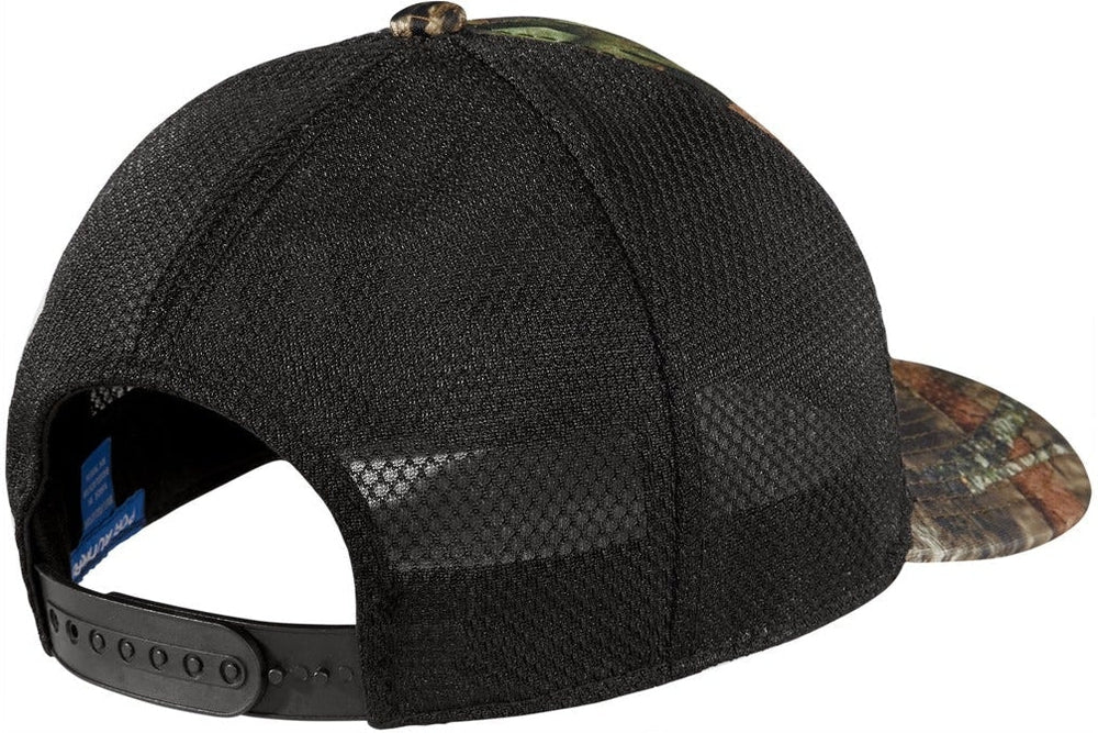 no-logo Port Authority Performance Camouflage Mesh Back Snapback Cap-Regular-Port Authority-Thread Logic no-logo