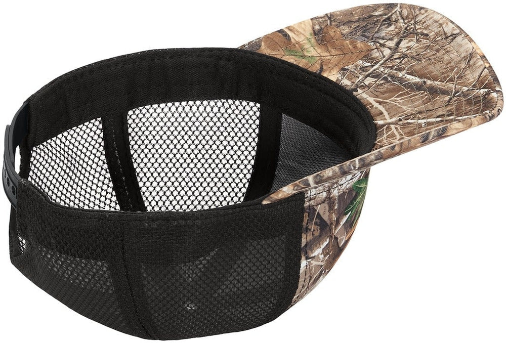 no-logo Port Authority Performance Camouflage Mesh Back Snapback Cap-Regular-Port Authority-Thread Logic no-logo
