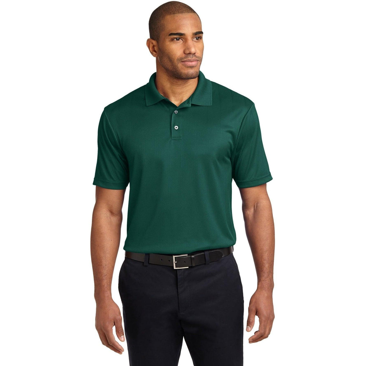 no-logo Port Authority Performance Fine Jacquard Polo-Regular-Port Authority-Thread Logic