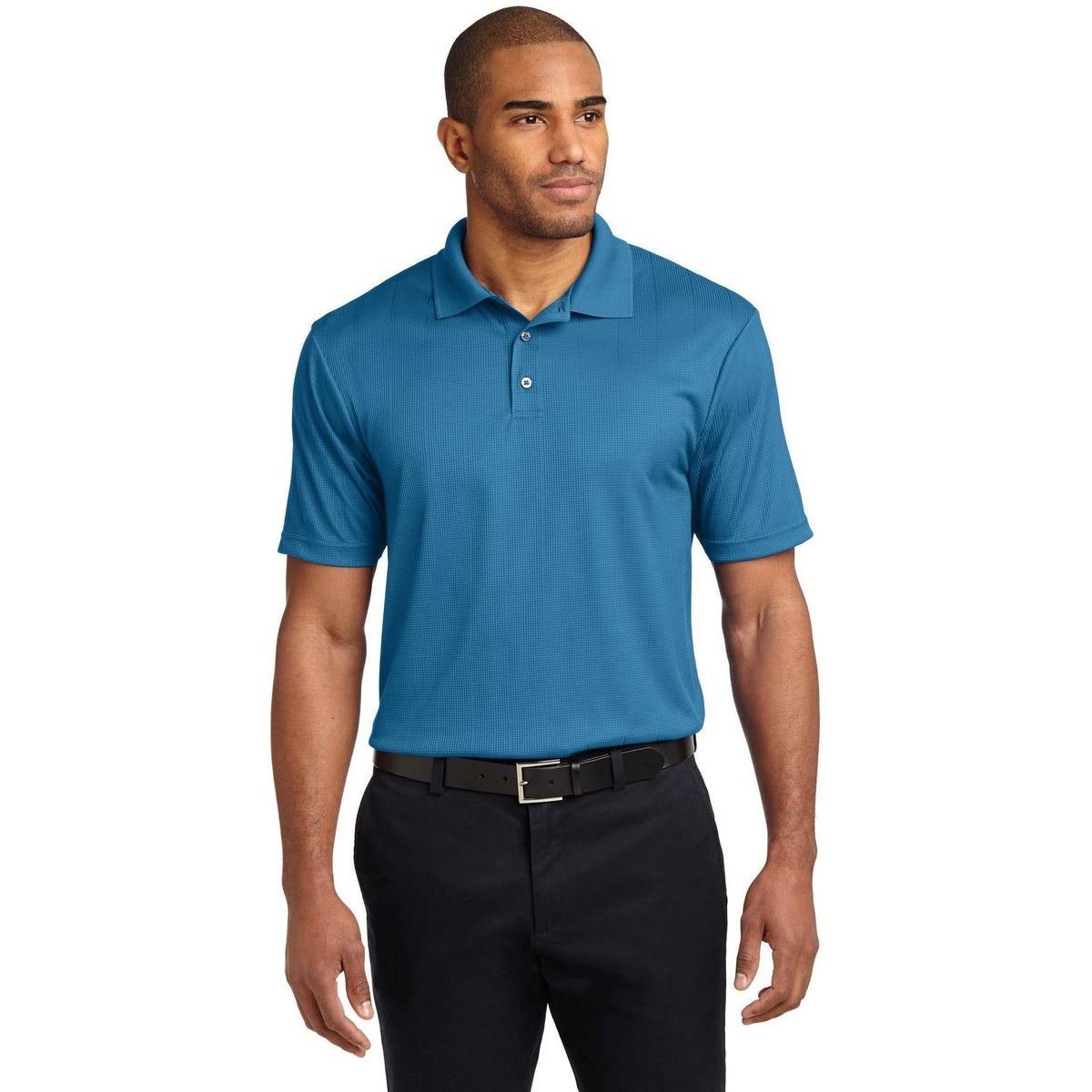 no-logo Port Authority Performance Fine Jacquard Polo-Regular-Port Authority-Thread Logic