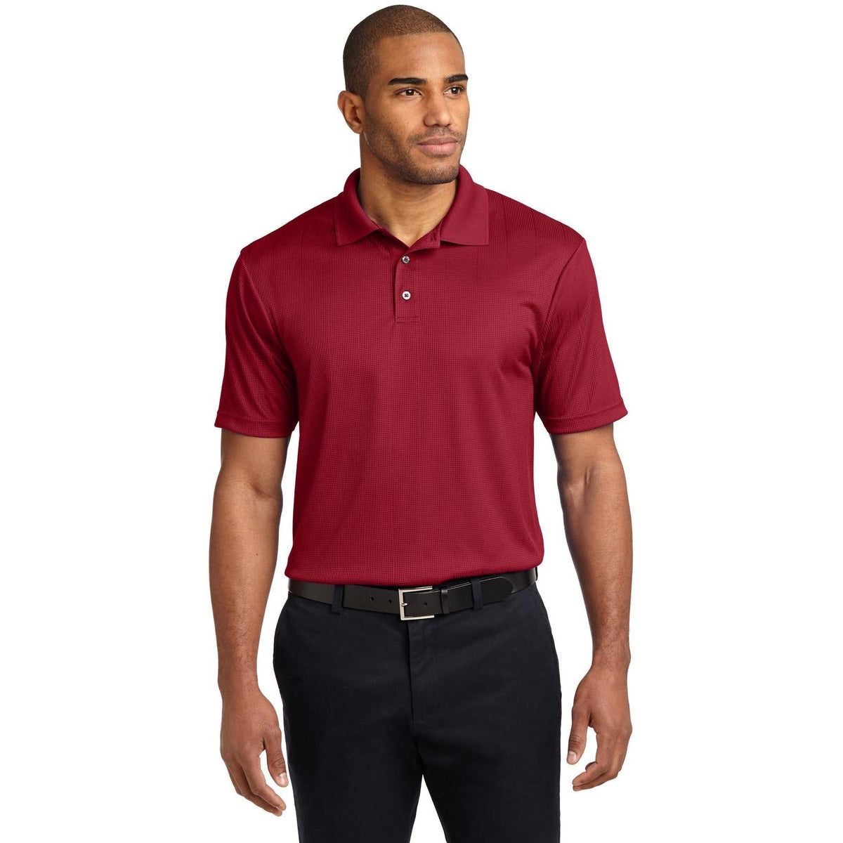 no-logo Port Authority Performance Fine Jacquard Polo-Regular-Port Authority-Thread Logic