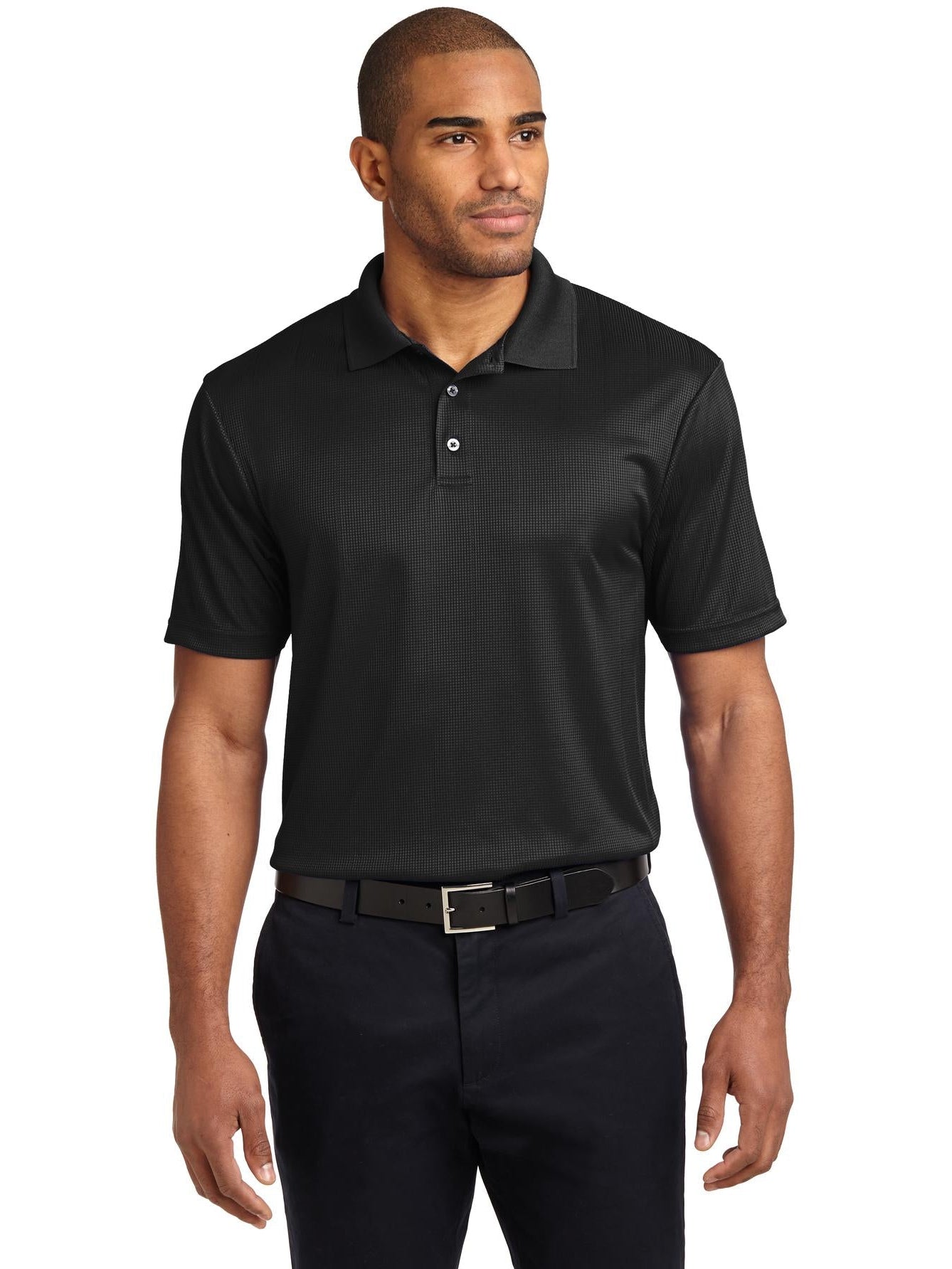no-logo Port Authority Performance Fine Jacquard Polo-Regular-Port Authority-Thread Logic
