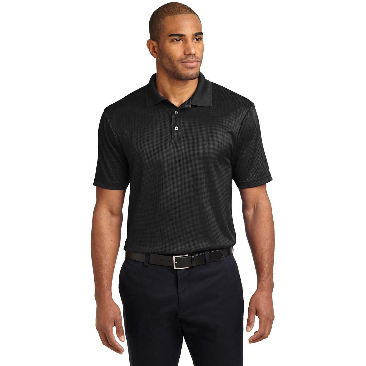 no-logo Port Authority Performance Fine Jacquard Polo-Regular-Port Authority-Thread Logic