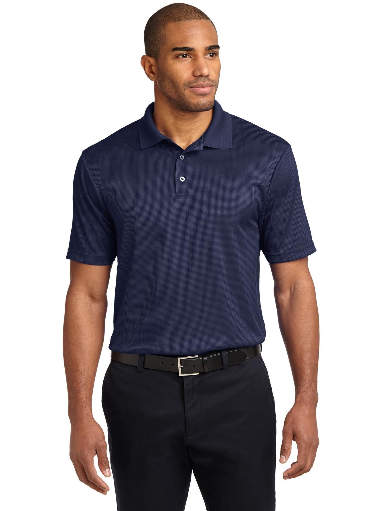 no-logo Port Authority Performance Fine Jacquard Polo-Regular-Port Authority-Thread Logic