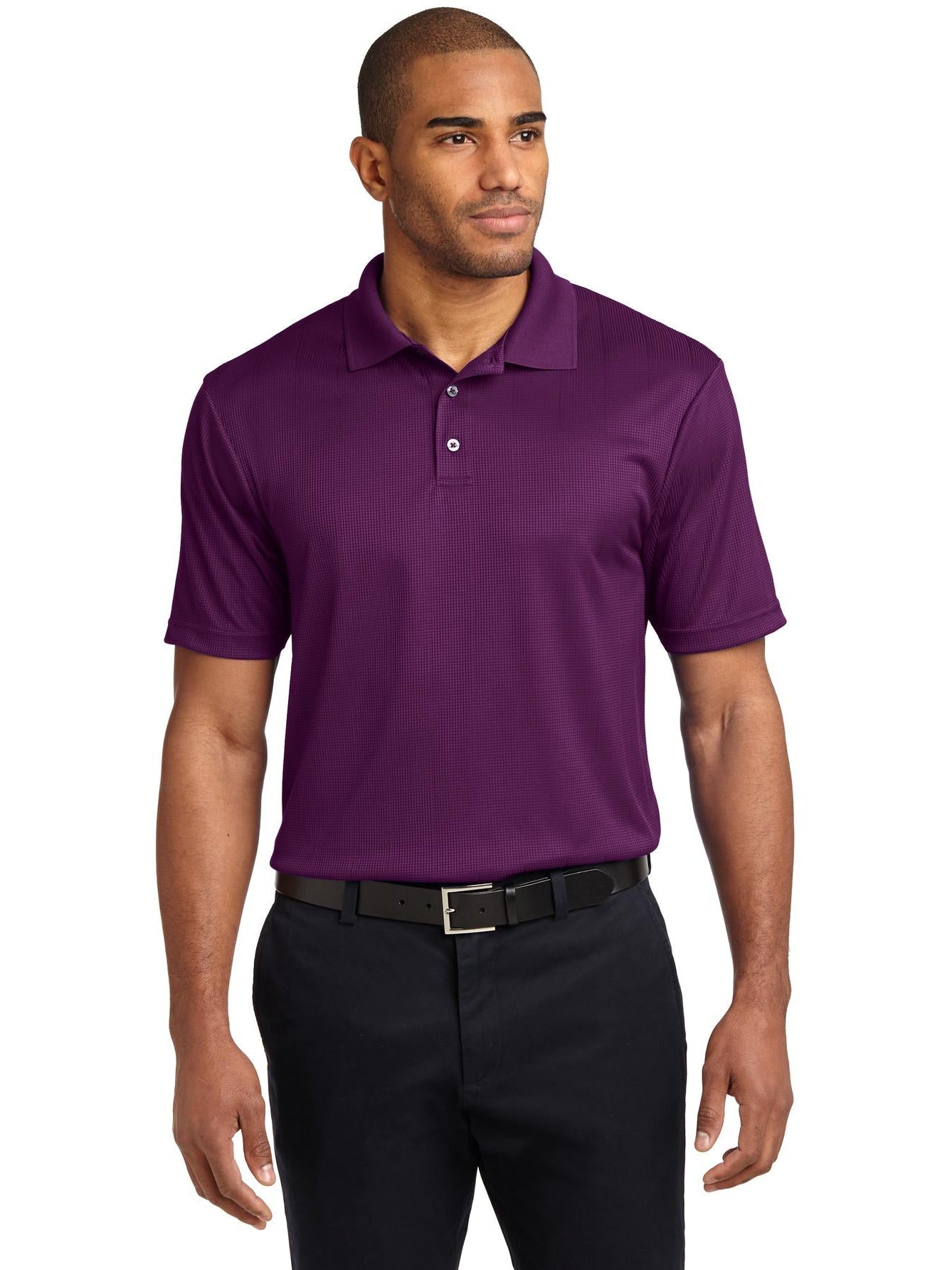 no-logo Port Authority Performance Fine Jacquard Polo-Regular-Port Authority-Thread Logic