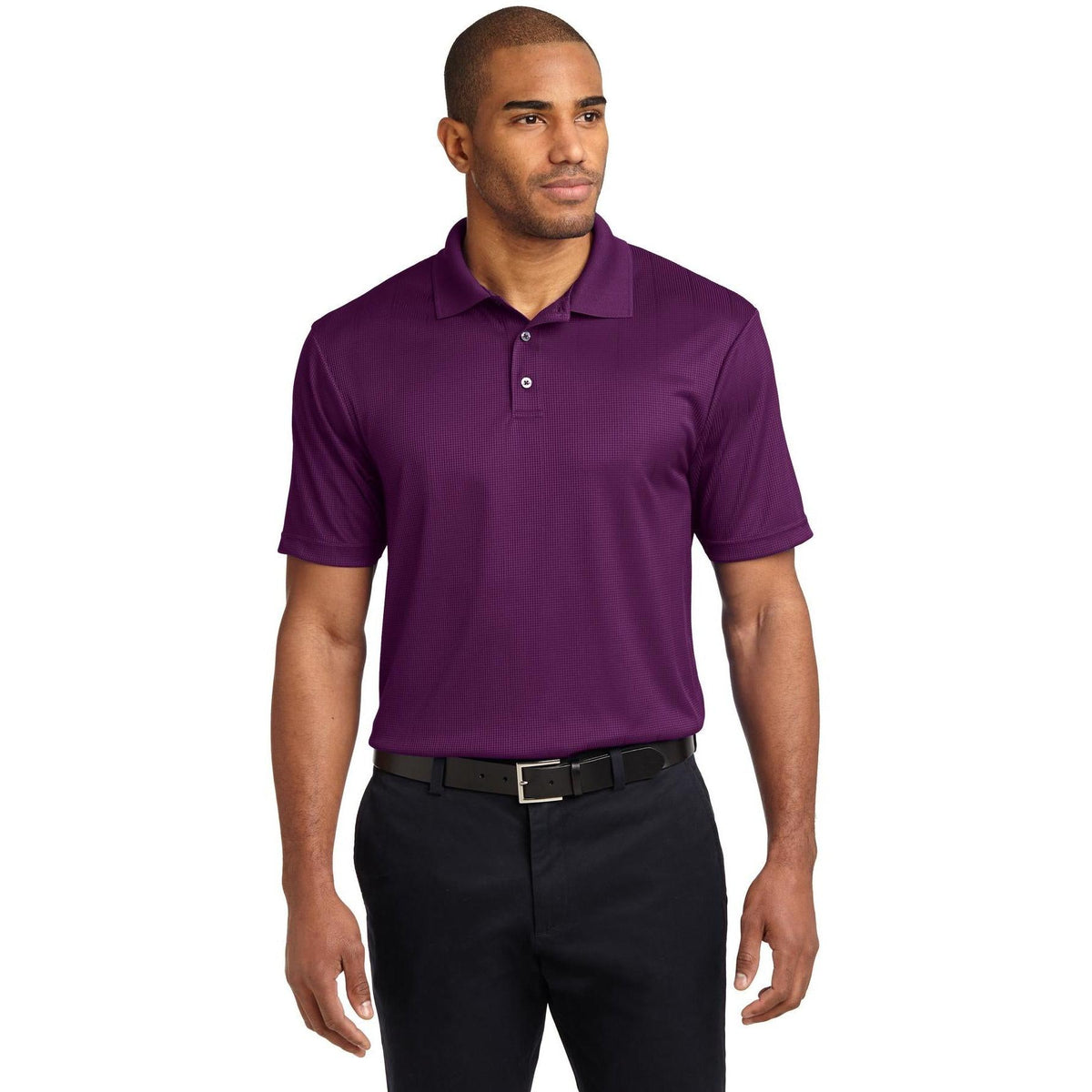 no-logo Port Authority Performance Fine Jacquard Polo-Regular-Port Authority-Thread Logic