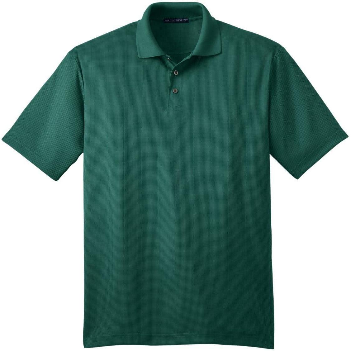 no-logo Port Authority Performance Fine Jacquard Polo-Regular-Port Authority-Green Glen-S-Thread Logic