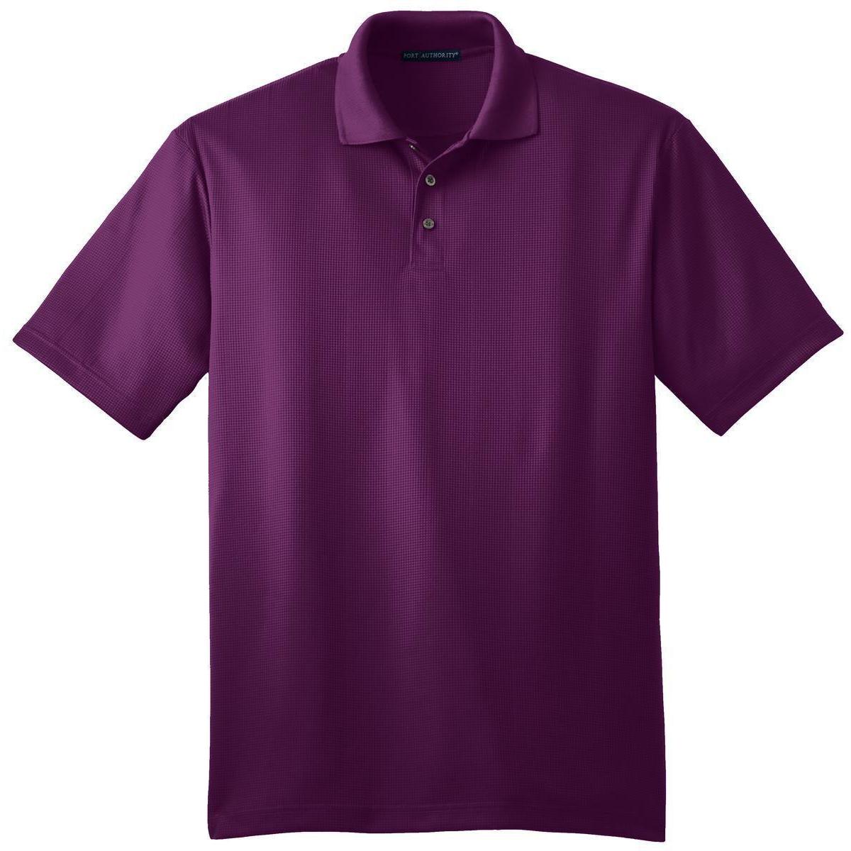 no-logo Port Authority Performance Fine Jacquard Polo-Regular-Port Authority-Violet Purple-S-Thread Logic