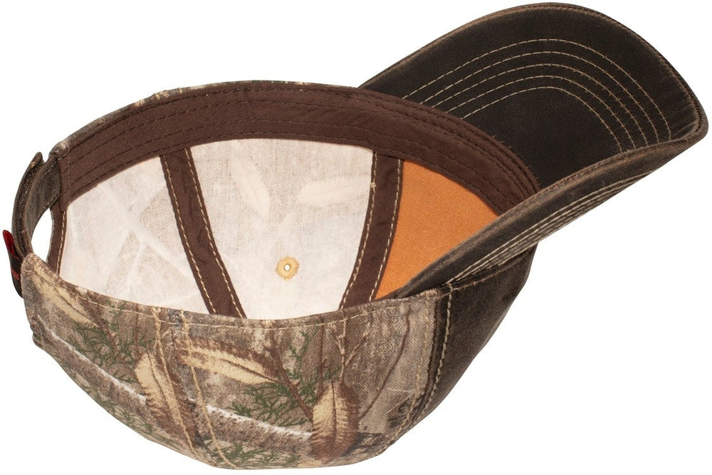 no-logo Port Authority Pigment-Dyed Camouflage Cap-Regular-Port Authority-Realtree Edge-OSFA-Thread Logic 