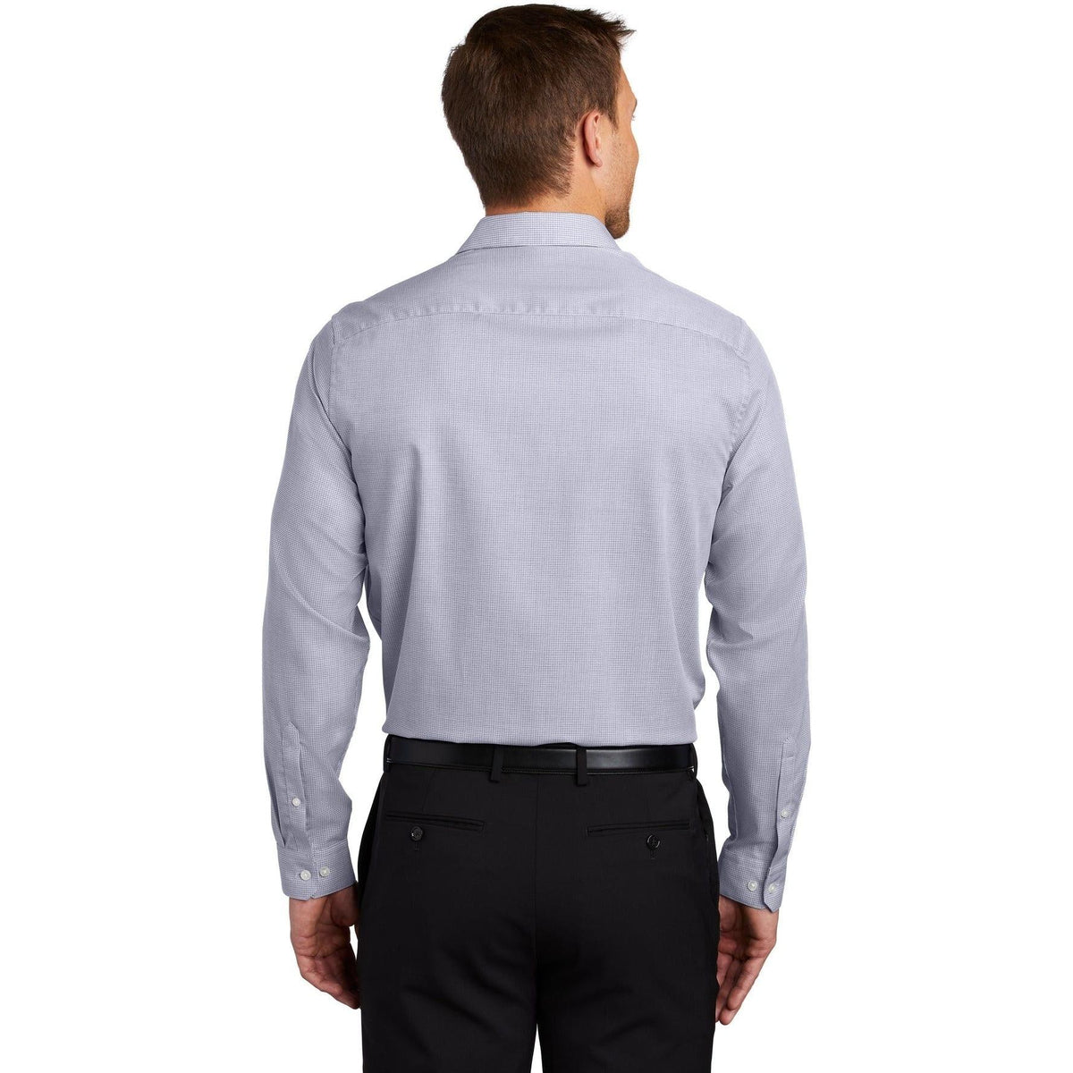 no-logo Port Authority Pincheck Easy Care Shirt-Dress Shirts-Port Authority-Thread Logic