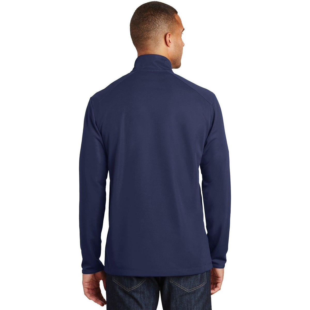no-logo Port Authority Pinpoint Mesh 1/2-Zip-Regular-Port Authority-Thread Logic