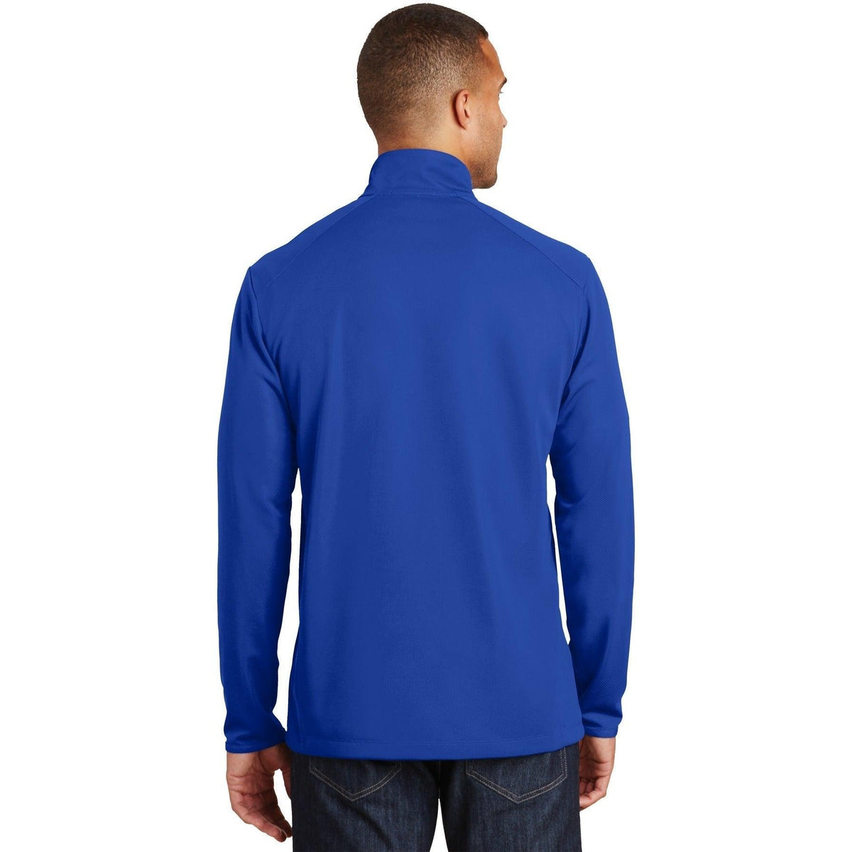 no-logo Port Authority Pinpoint Mesh 1/2-Zip-Regular-Port Authority-Thread Logic