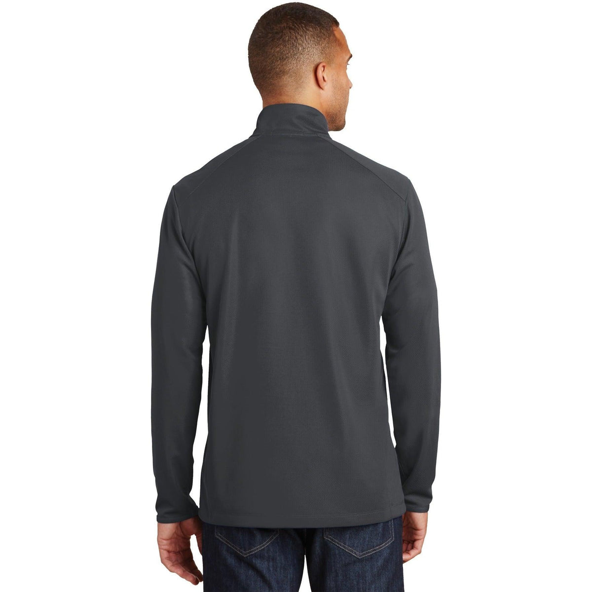 no-logo Port Authority Pinpoint Mesh 1/2-Zip-Regular-Port Authority-Thread Logic