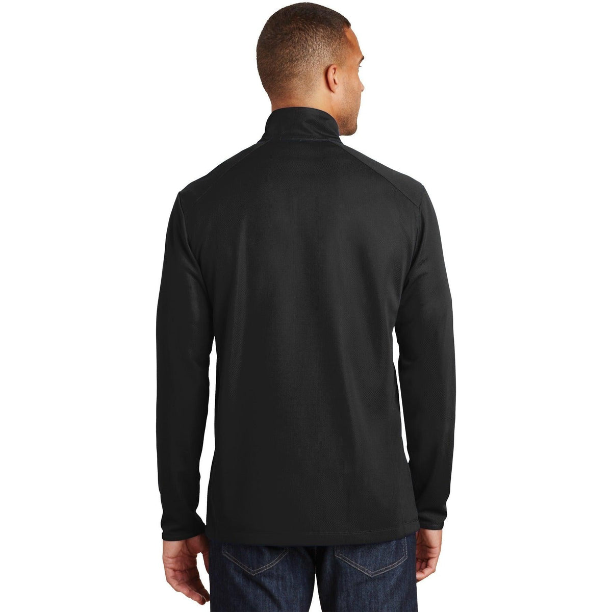 no-logo Port Authority Pinpoint Mesh 1/2-Zip-Regular-Port Authority-Thread Logic