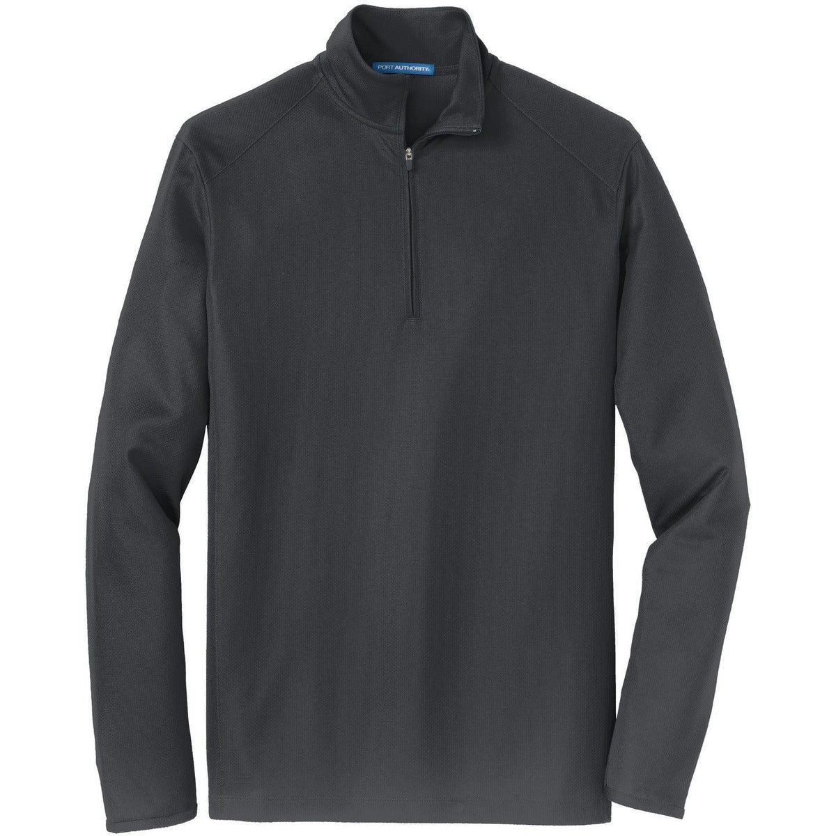 no-logo Port Authority Pinpoint Mesh 1/2-Zip