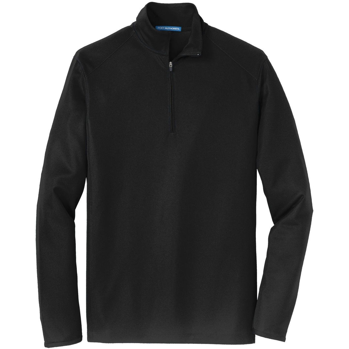 no-logo Port Authority Pinpoint Mesh 1/2-Zip