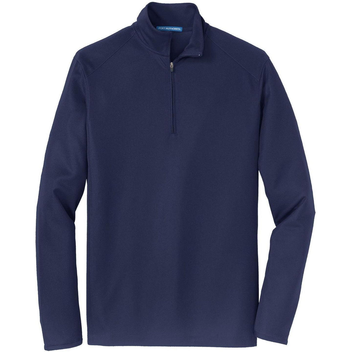no-logo Port Authority Pinpoint Mesh 1/2-Zip
