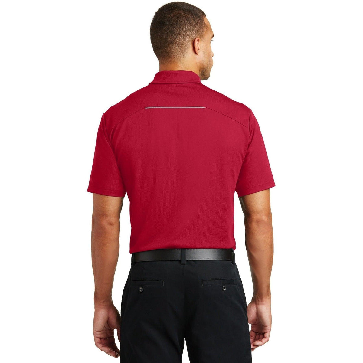no-logo Port Authority Pinpoint Mesh Polo-Regular-Port Authority-Thread Logic