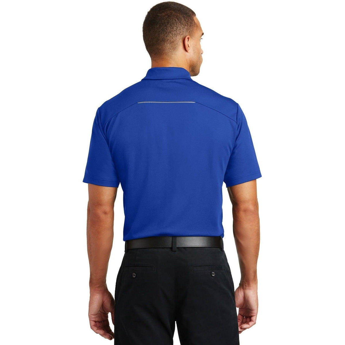 no-logo Port Authority Pinpoint Mesh Polo-Regular-Port Authority-Thread Logic
