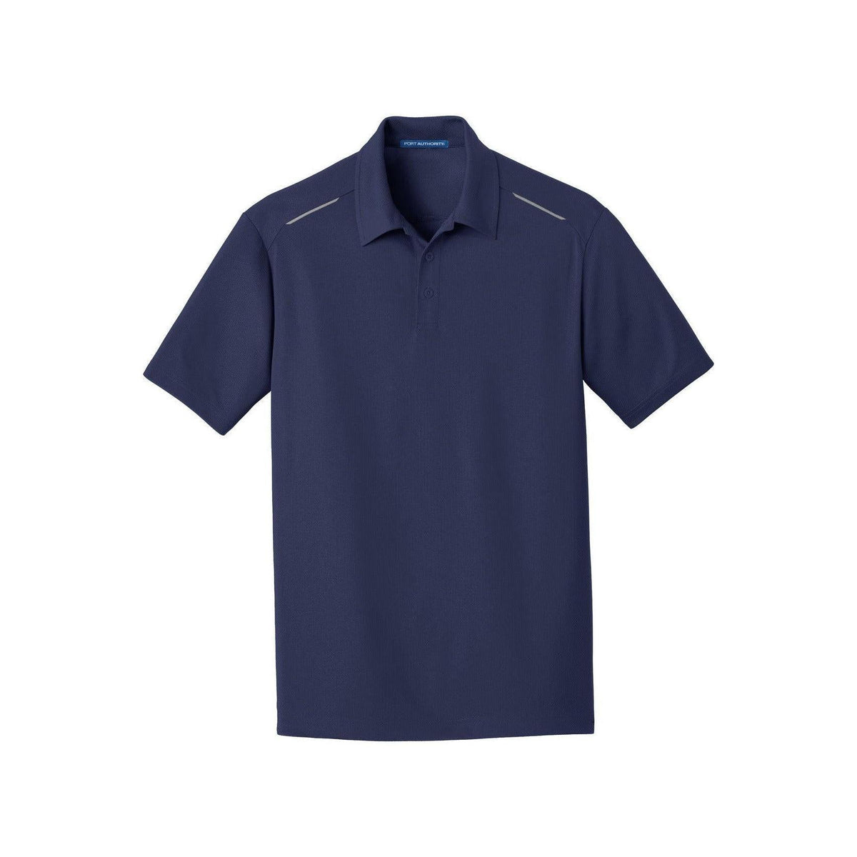 no-logo Port Authority Pinpoint Mesh Polo-Regular-Port Authority-True Navy-S-Thread Logic