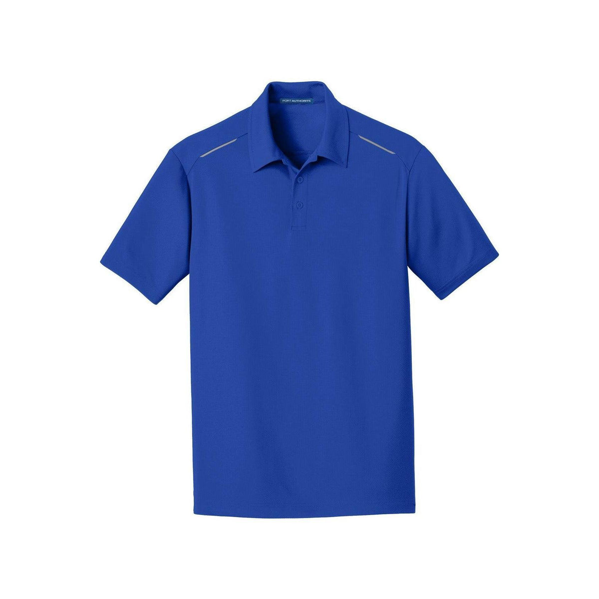no-logo Port Authority Pinpoint Mesh Polo-Regular-Port Authority-True Royal-S-Thread Logic