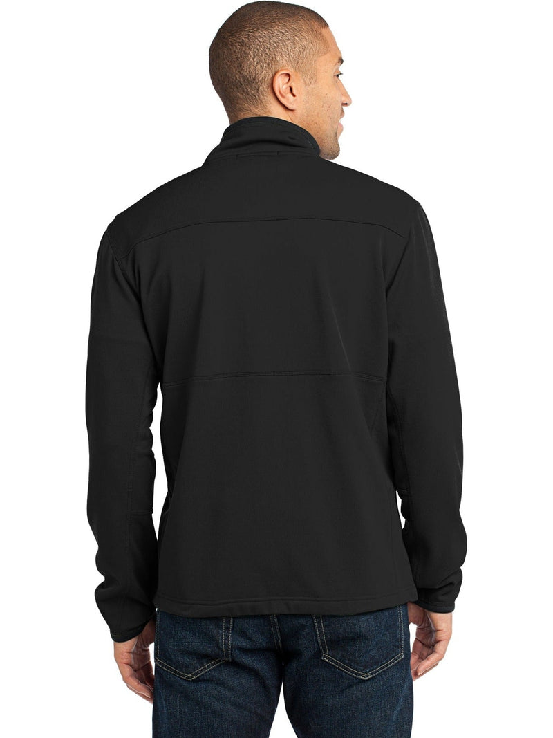 no-logo Port Authority Pique Fleece Jacket-Regular-Port Authority-Thread Logic