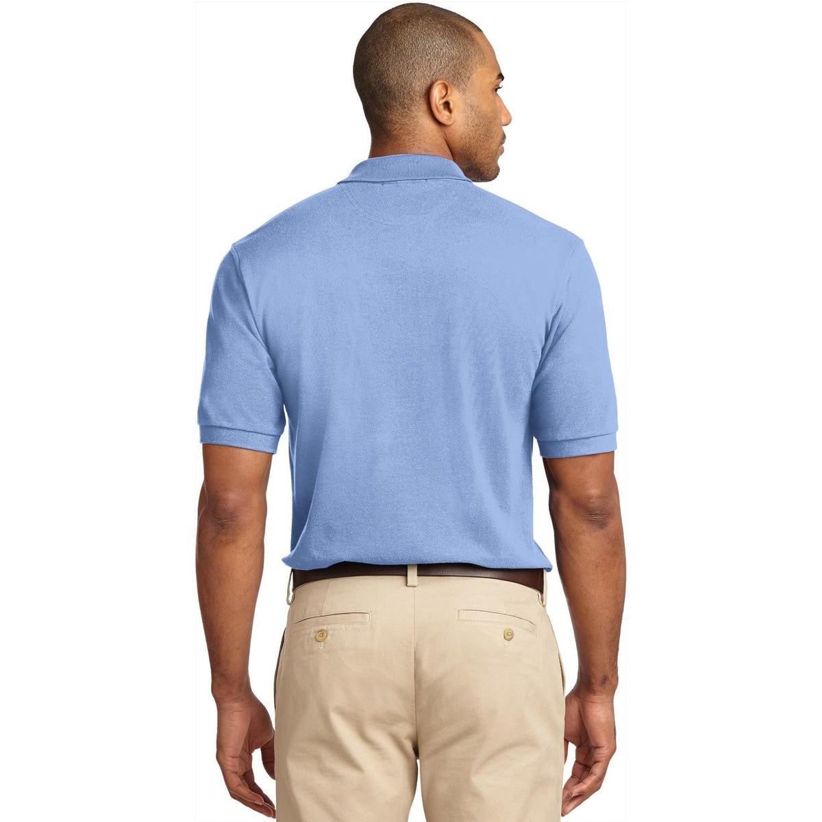 no-logo Port Authority Pique Knit Polo Shirt-Regular-Port Authority-Thread Logic