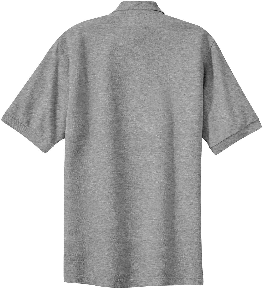 no-logo Port Authority Pique Knit Polo Shirt-Regular-Port Authority-Thread Logic