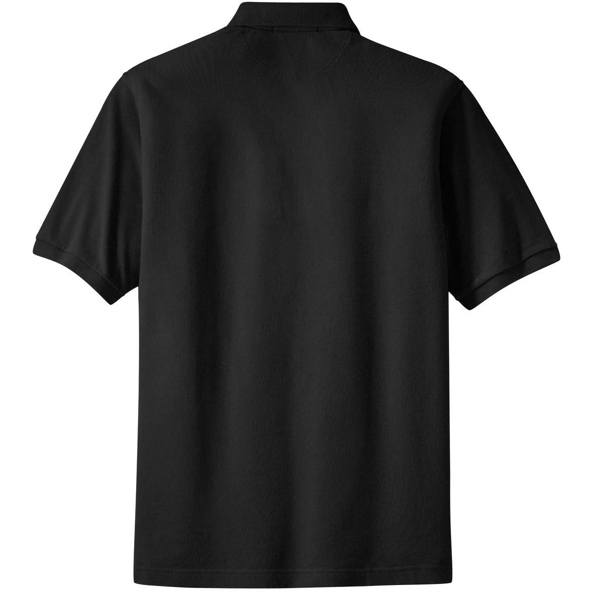 no-logo Port Authority Pique Knit Polo Shirt-Regular-Port Authority-Thread Logic