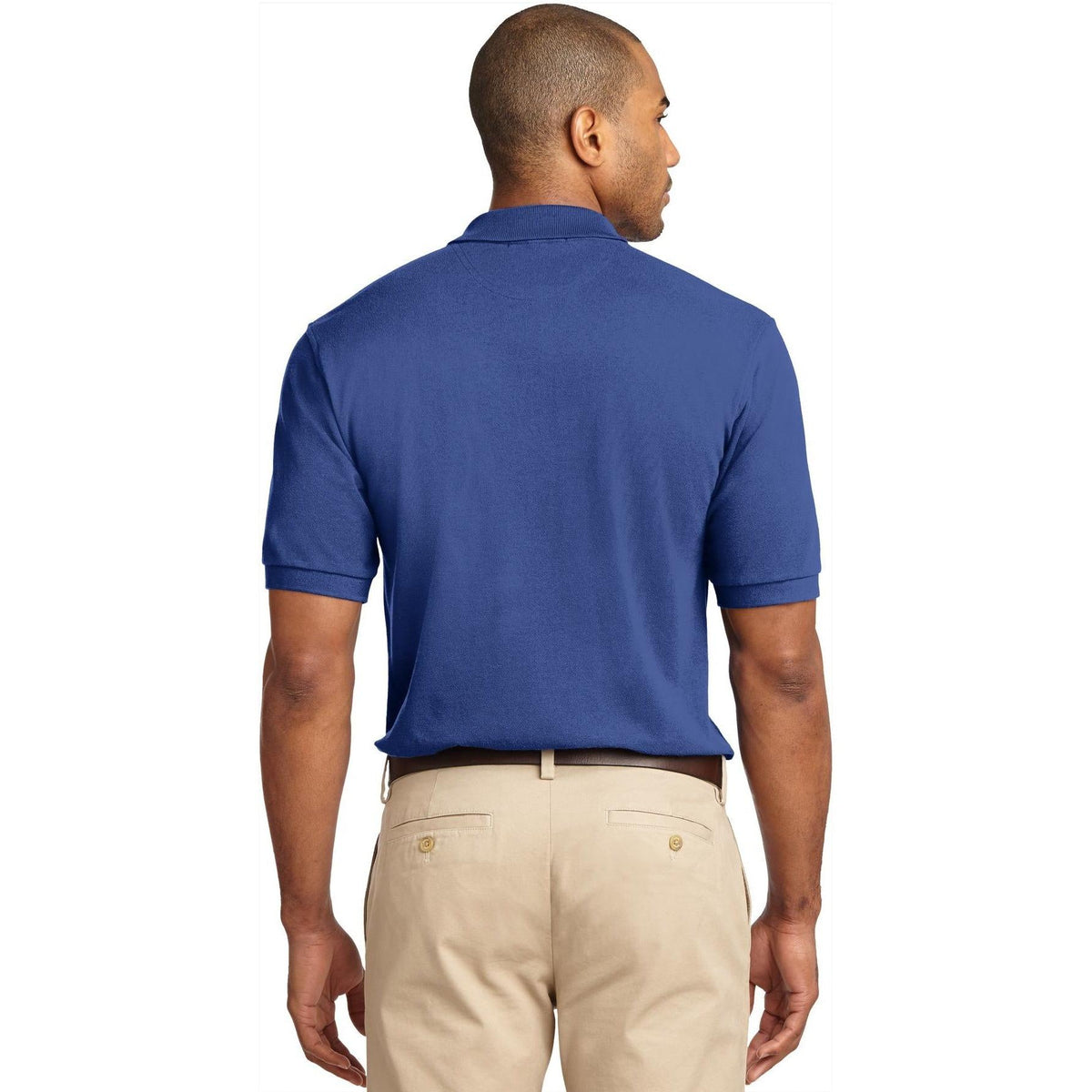 no-logo Port Authority Pique Knit Polo Shirt-Regular-Port Authority-Thread Logic