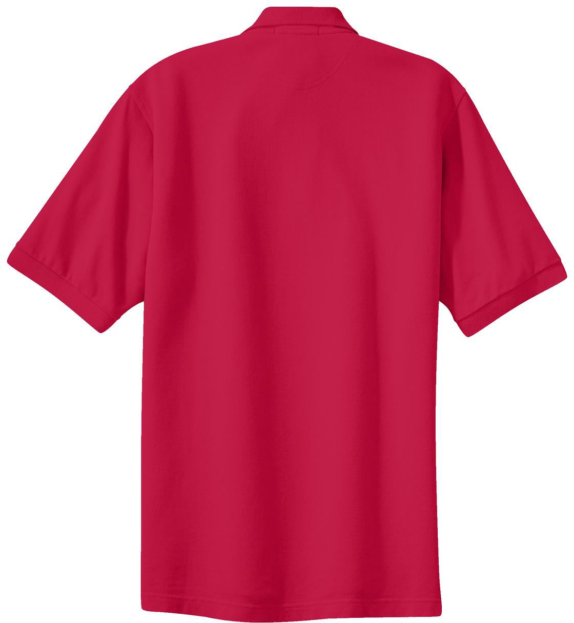 no-logo Port Authority Pique Knit Polo Shirt-Regular-Port Authority-Thread Logic